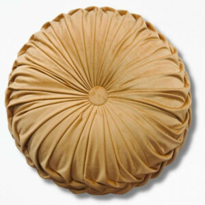 Coussin Rond Doré GoldenHour