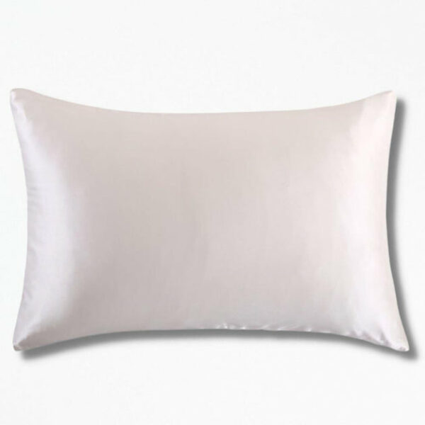 Housse de Coussin Blanc SoieAngélique