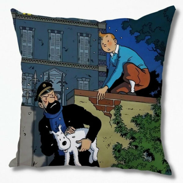 Housse de Coussin Décoration TintinPillow