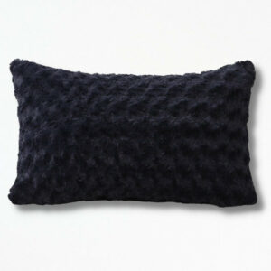 Housse de Coussin Noire SootBlack